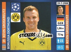 Sticker Kevin Groβkreutz - UEFA Champions League 2013-2014 n. 451 - Panini