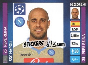 Sticker Pepe Reina - UEFA Champions League 2013-2014 n. 455 - Panini