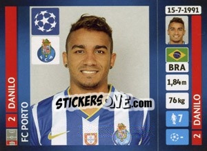 Sticker Danilo - UEFA Champions League 2013-2014 - Panini