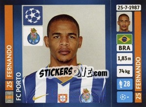 Sticker Fernando - UEFA Champions League 2013-2014 n. 479 - Panini