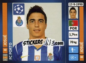 Sticker Josué - UEFA Champions League 2013-2014 - Panini