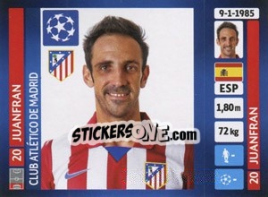 Sticker Juanfran - UEFA Champions League 2013-2014 n. 492 - Panini