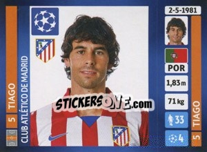 Sticker Tiago Mendes - UEFA Champions League 2013-2014 - Panini