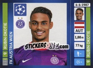 Sticker Rubin Okotie - UEFA Champions League 2013-2014 - Panini