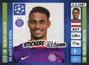 Sticker Rubin Okotie - UEFA Champions League 2013-2014 n. 543 - Panini