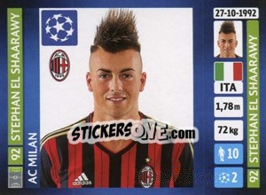 Sticker Stephan El Shaarawy - UEFA Champions League 2013-2014 n. 573 - Panini