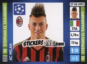 Figurina Stephan El Shaarawy - UEFA Champions League 2013-2014 - Panini