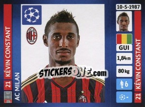 Sticker Kévin Constant - UEFA Champions League 2013-2014 n. 574 - Panini