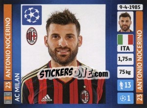 Cromo Antonio Nocerino - UEFA Champions League 2013-2014 - Panini