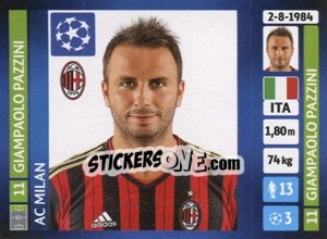 Figurina Giampaolo Pazzini - UEFA Champions League 2013-2014 - Panini