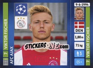 Sticker Viktor Fischer - UEFA Champions League 2013-2014 - Panini