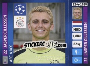 Sticker Jasper Cillessen - UEFA Champions League 2013-2014 n. 592 - Panini
