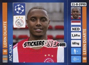 Sticker Lerin Duarte - UEFA Champions League 2013-2014 n. 594 - Panini