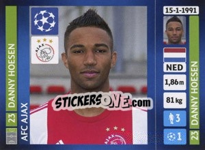 Sticker Danny Hoesen - UEFA Champions League 2013-2014 n. 597 - Panini