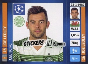 Sticker Joe Ledley - UEFA Champions League 2013-2014 n. 607 - Panini