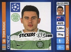 Sticker Tom Rogic - UEFA Champions League 2013-2014 n. 613 - Panini