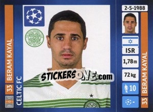 Cromo Beram Kayal - UEFA Champions League 2013-2014 - Panini