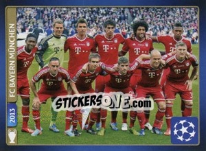 Cromo FC BAYERN MÜNCHEN - UEFA Champions League 2013-2014 - Panini