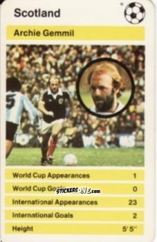 Cromo Archie Gemmill