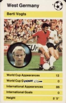Cromo Berti Vogts -  World Cup '78 1978-1979 n. 31 - Top Trumps