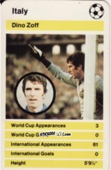 Sticker Dino Zoff -  World Cup '78 1978-1979 n. 32 - Top Trumps