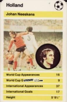 Cromo Johan Neeskens -  World Cup '78 1978-1979 n. 20 - Top Trumps