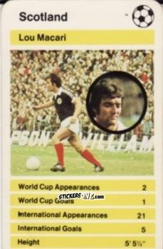 Figurina Lou Macari -  World Cup '78 1978-1979 n. 17 - Top Trumps