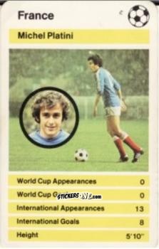 Figurina Michel Platini -  World Cup '78 1978-1979 n. 24 - Top Trumps