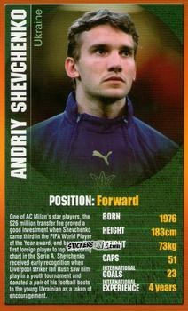 Sticker Andry Shevchenko - European Football Stars 2004 n. 30 - Top Trumps