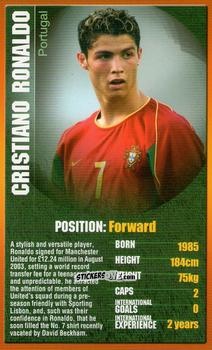 Sticker Cristiano Ronaldo - European Football Stars 2004 n. 21 - Top Trumps