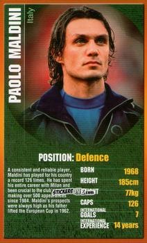 Figurina Paolo Maldini - European Football Stars 2004 n. 16 - Top Trumps