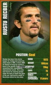 Figurina Rustu Recber - European Football Stars 2004 n. 29 - Top Trumps