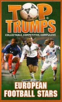 Figurina Title Card - European Football Stars 2004 n. 1 - Top Trumps