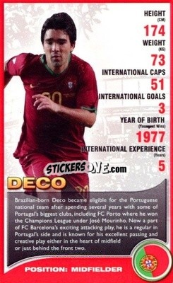 Sticker Deco - European Football Stars 2008 - Top Trumps