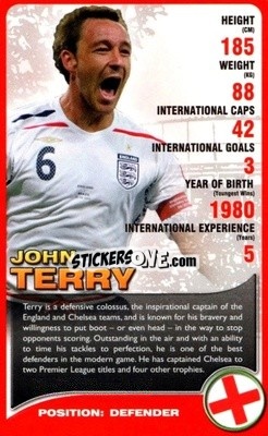 Sticker John Terry - European Football Stars 2008 n. 8 - Top Trumps