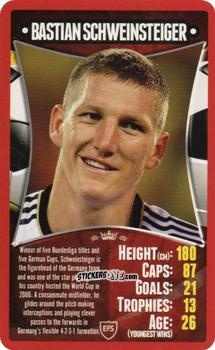 Sticker Bastian Schweinsteiger - European Football Stars 2012 n. 22 - Top Trumps