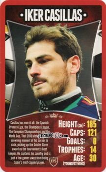 Cromo Iker Casillas - European Football Stars 2012 n. 23 - Top Trumps
