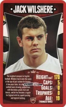 Sticker Jack Wilshere - European Football Stars 2012 n. 4 - Top Trumps