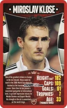 Cromo Miroslav Klose - European Football Stars 2012 n. 11 - Top Trumps