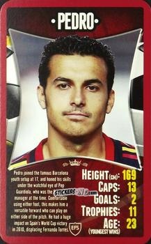 Cromo Pedro Rodríguez - European Football Stars 2012 n. 26 - Top Trumps
