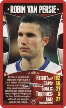 Sticker Robin van Persie - European Football Stars 2012 n. 17 - Top Trumps