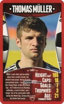 Sticker Thomas Müller - European Football Stars 2012 n. 13 - Top Trumps