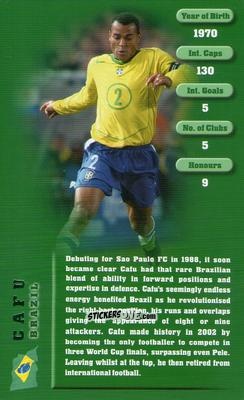 Sticker Cafu - Football Legends 1 2005 n. 5 - Top Trumps