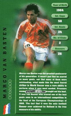Cromo Marco van Basten - Football Legends 1 2005 n. 29 - Top Trumps