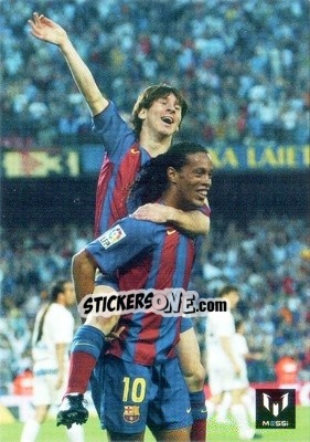 Sticker Messi in game for FCB