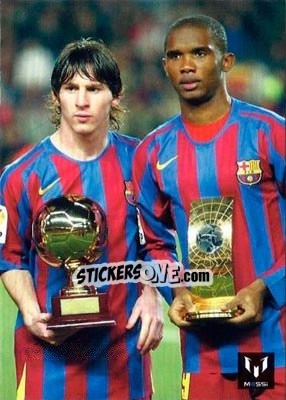 Sticker Messi in game for FCB - Messi (European version) n. 4 - Icons.com