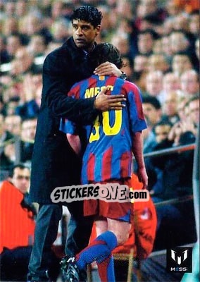 Sticker Messi in game for FCB - Messi (European version) n. 5 - Icons.com