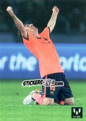 Sticker Messi in game for FCB - Messi (European version) n. 20 - Icons.com