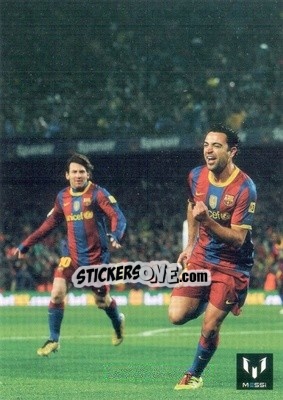 Sticker Messi in game for FCB - Messi (European version) n. 24 - Icons.com