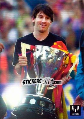 Sticker Messi in game for FCB - Messi (European version) n. 26 - Icons.com